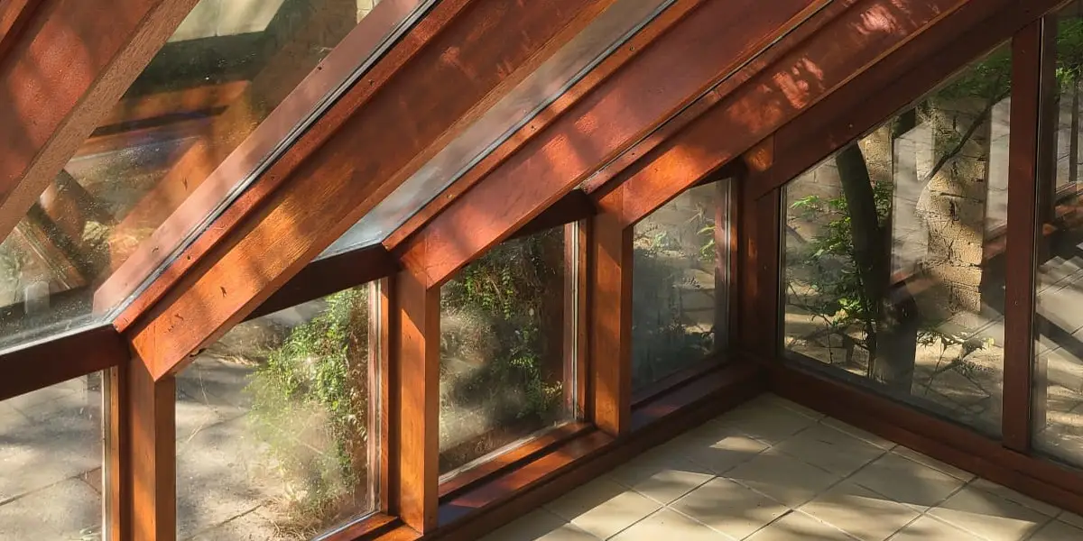 conservatory varnishing after shot