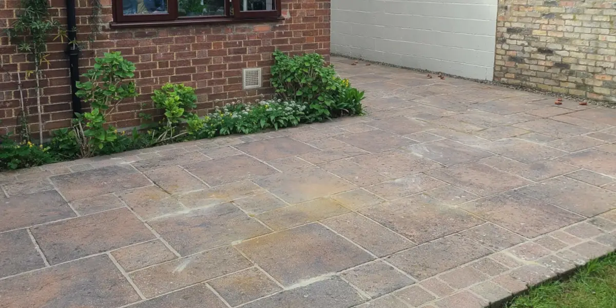 patio cleanup after photo