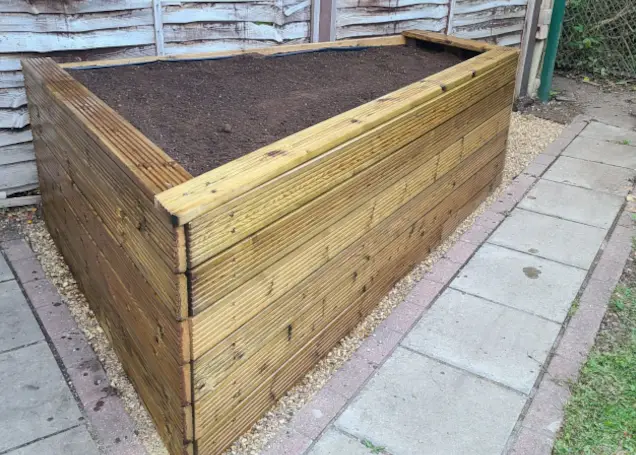 raised garden bed
